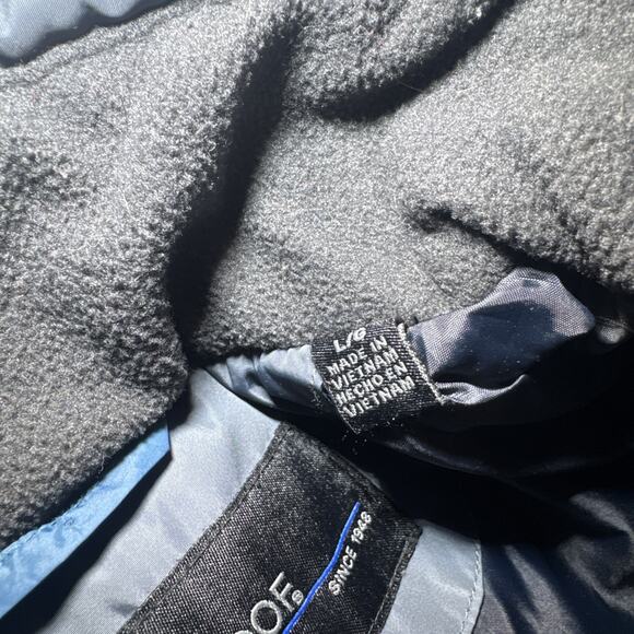 Weatherproof Since 1948 Navy Puffer Jacket Size Large 3 Pockets - Picture 3 of 10